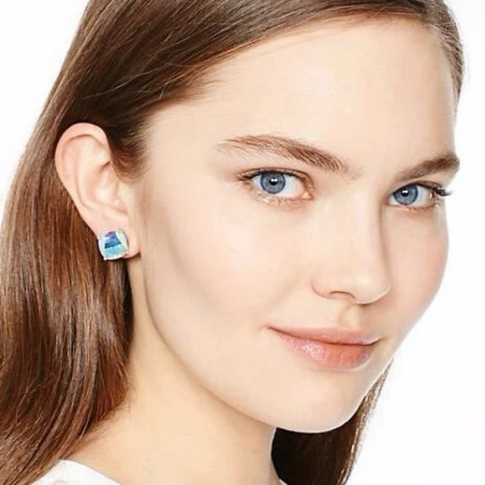 Kate Spade Silver Iridescent Stud Earrings - Picture 2 of 5